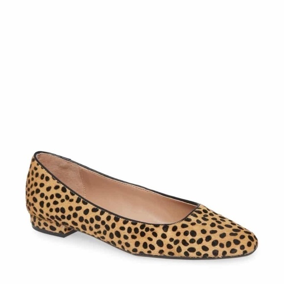 Steve Madden Bantry cheetah calf hair flats - Picture 1 of 8